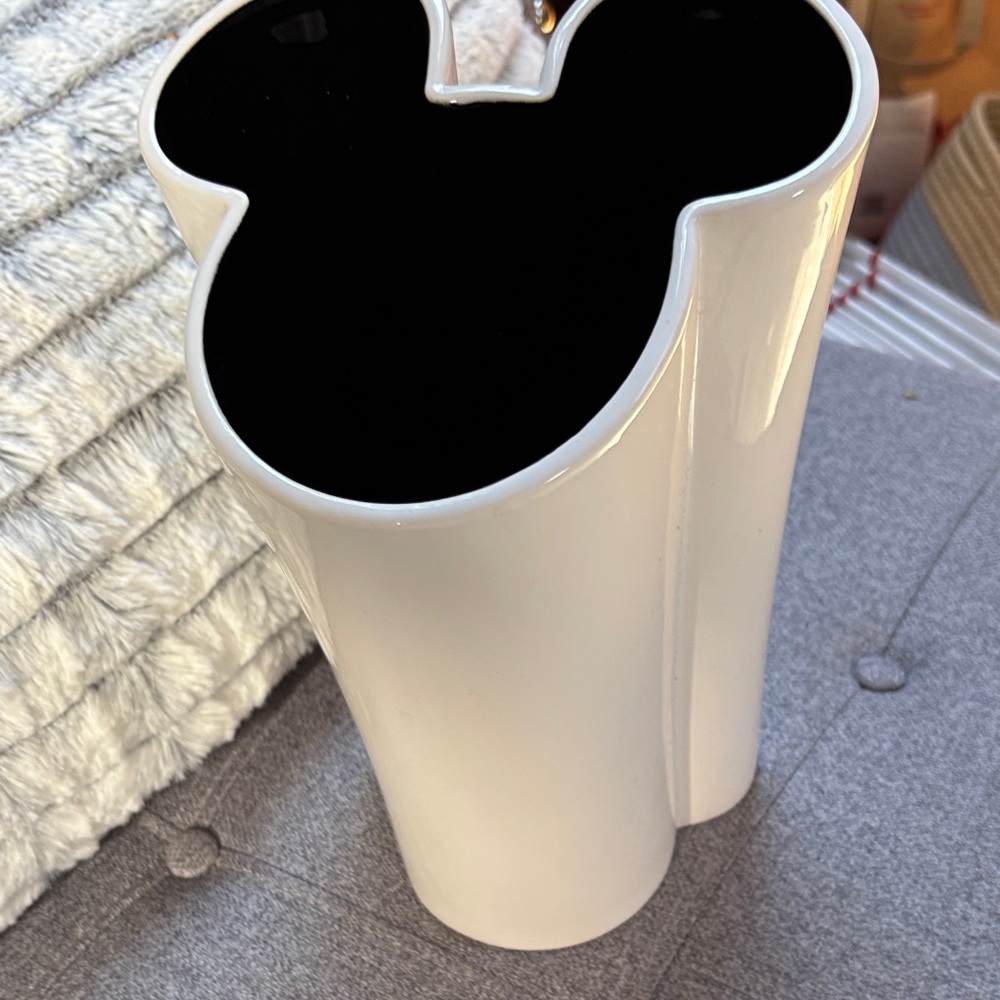 Disney White and Black Mickey‎ Vase